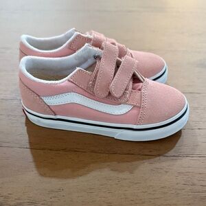 Vans Kids Sneakers in Pink and White